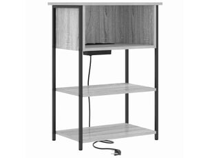 Table de chevet - cabinet de chevet - table de nuit gris sonoma 55 x 31 x 76 cm bois d'ingénierie