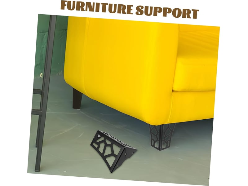  Lot de en décoratifs pour meubles réglables résistants pour tables armoire support stable matériau  - Conforama C
