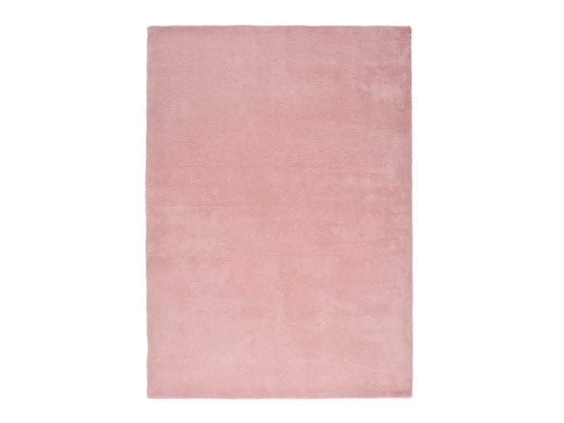  Tapis rectangulaire atticgo kristel 160x230 cm, rose, polyester BERNA-UNI-RO - Conforama A