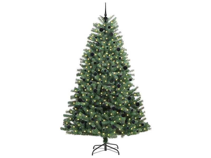  Sapin de noël artificiel, arbre de noël à branches articulées vert 240 cm shl7668  - Conforama C