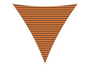 Voile d'ombre - voile d'ombrage - voile parasol 4 x 4 x 4 m 100 % polyester oxford triangulaire