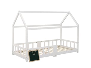 Lit cabane 90x200 cm SOGEU   coloris blanc