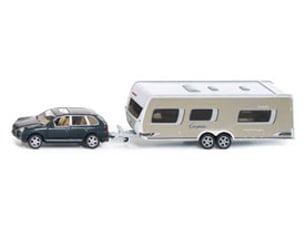 Voiture avec caravane 1:55