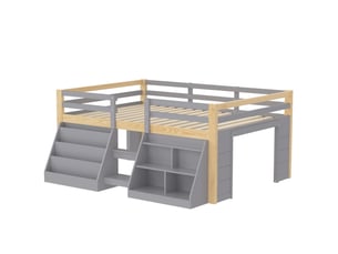 Lit mezzanine 140x200 cm BIQZUYA coloris bicolore
