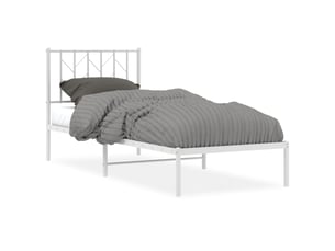 Lit simple 80x200 cm    coloris blanc