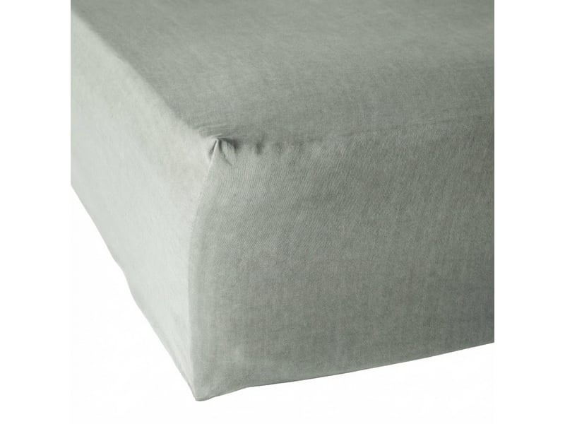  Drap housse 90x190+30 cm lyocell gabrielle lichen PD24898 - Conforama A