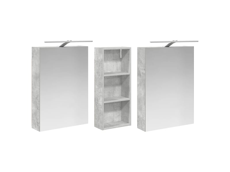  Ensemble de meubles de salle de bain 3 pcs 130x14.5x70 cm shl9569  - Conforama E