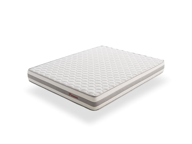 Matelas mousse hr et mémoire de forme au gel luxury ergo premium - mi-ferme, mémoire de forme au gel, face 3d respirante 8435720068917 - Conforama A