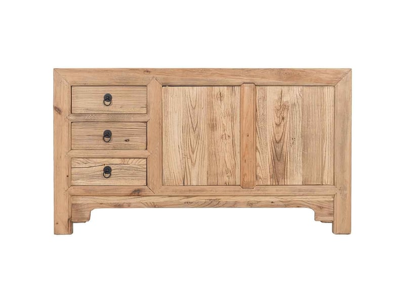  Buffet beige en bois 145x40x81 cm h  - Conforama B