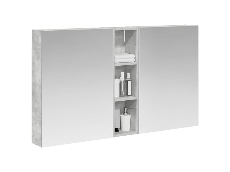  Ensemble de meubles de salle de bain 3 pcs 120x14.5x70 cm shl1956  - Conforama C