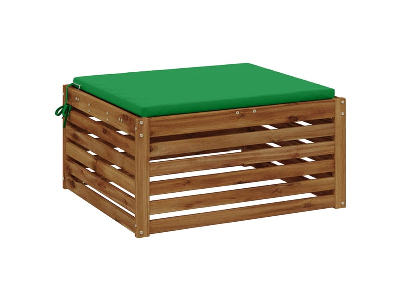Coussin de siège, coussin d'assise 1 pièce soest 100 % polyester vert cf55733 - Conforama C
