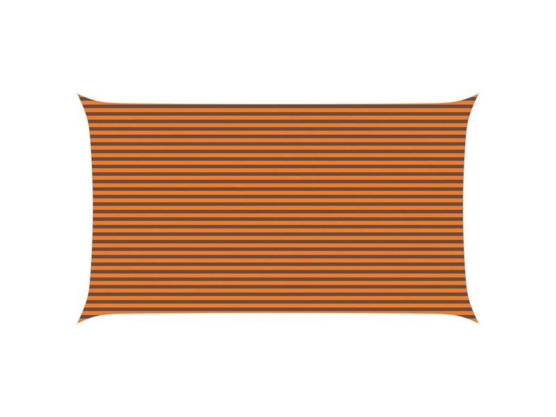 Voile d'ombre - voile d'ombrage - voile parasol orange et marron 4 x 7 m 100 % polyester oxford - Conforama A