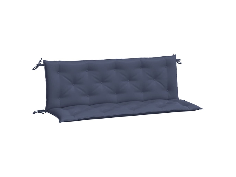  Lot de 2 coussins de banc de jardin, coussins d'assise bleu marine 150x50x7 cm cf58643  - Conforama A
