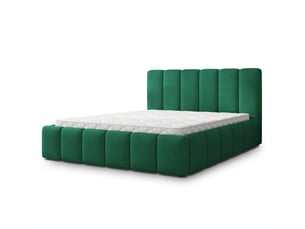 Lit coffre 180x200 cm <strong>MASSENO</strong> <strong></strong> coloris vert