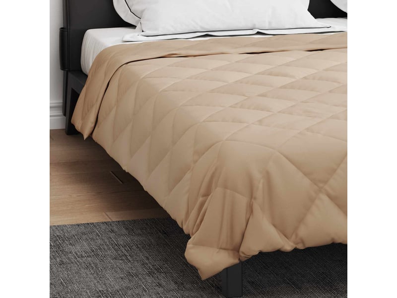  Duvet - couette complet toute l'année 220 x 240 cm 300 gsm taupe  - Conforama D