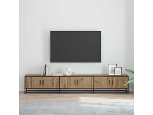 Meuble tv coloris bois clair  <strong></strong>  <strong></strong>