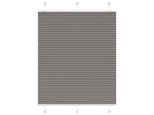 Store plissé, store de fenêtre anthracite 110x100 cm largeur du tissu 109,4 cm cf46682
