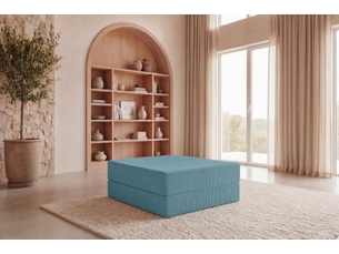 Pouf / repose pied <strong>CASANOVA</strong> <strong></strong> bleu
