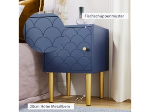 Armoire coloris bleu largeur 35 cm