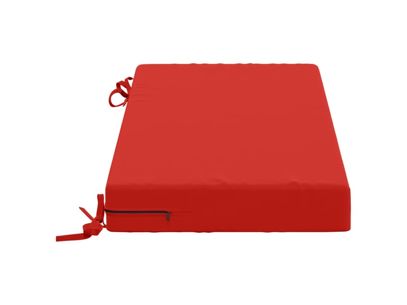  Coussin de banc, coussin d'assise, coussin de canapé soest 100 % polyester rouge 60 x 40 x 8 cm cf53533  - Conforama D