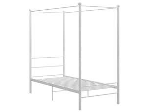 Lit simple 100x200 cm    coloris blanc