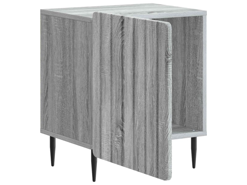 Table de chevet - cabinet de chevet - table de nuit 2 pièces sonoma gris 43 x 34,5 x 52 cm - Conforama E