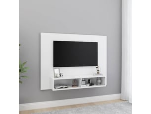Meuble tv coloris blanc 120 cm <strong></strong>  <strong></strong>