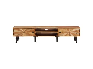 Meuble tv coloris marron 145 cm <strong></strong>  <strong></strong>