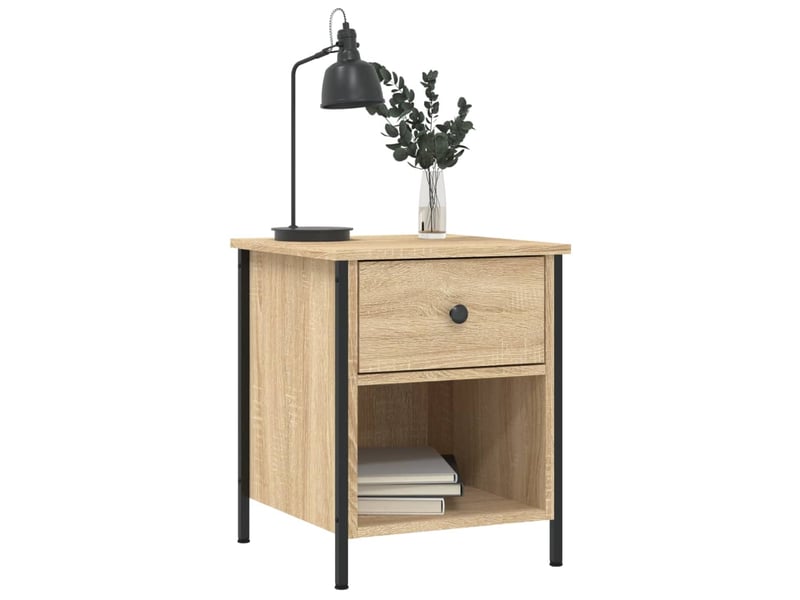  Table de chevet - cabinet de chevet - table de nuit chêne sonoma 40x42x50 cm bois d'ingénierie  - Conforama B