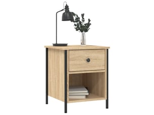 Table de chevet - cabinet de chevet - table de nuit chêne sonoma 40x42x50 cm bois d'ingénierie