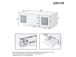 Table basse coloris blanc <strong></strong> <strong></strong>