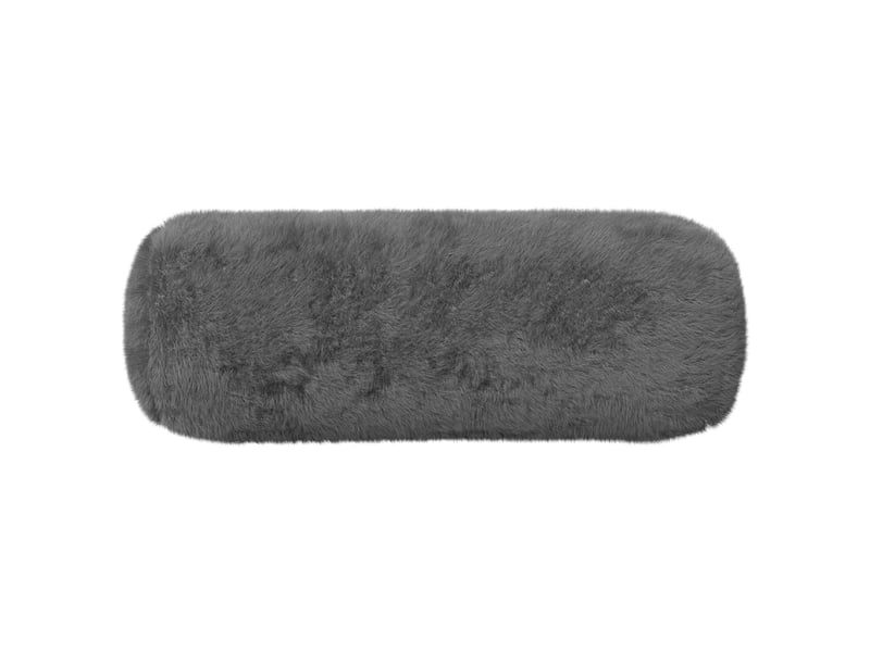 Lot de 6 housses de coussin heerlen gris foncé ø 15 x 40 cm cf49642 - Conforama D