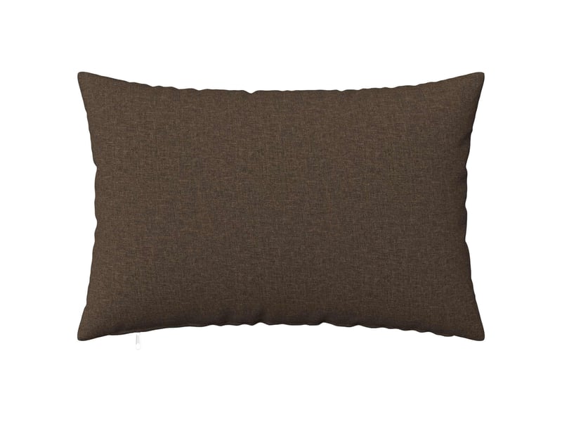 Lot de 6 housses de coussin heerlen taupe 50 x 80 cm tissu cf49744 - Conforama A