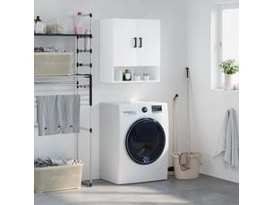 Armoire     <strong></strong> <strong></strong> coloris blanc largeur 60 cm