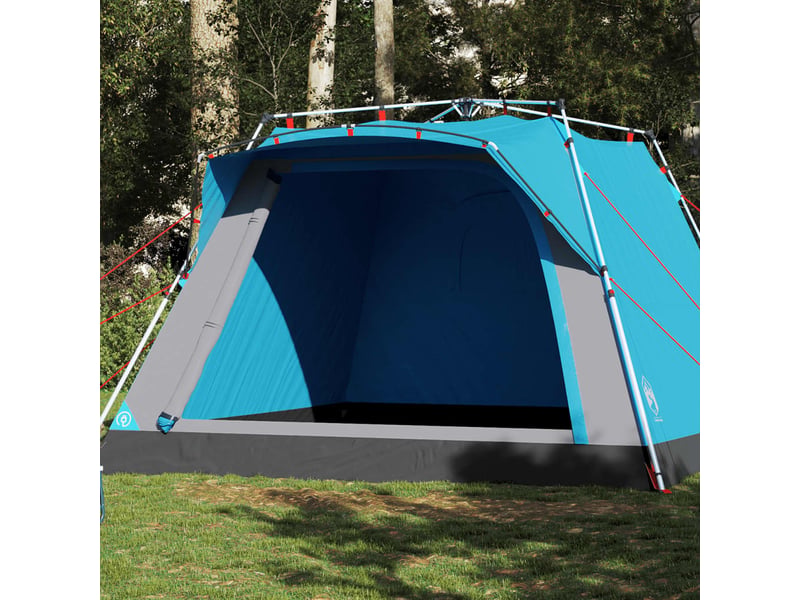  Tente de camping cabine 4 personnes bleu libération rapide  - Conforama B