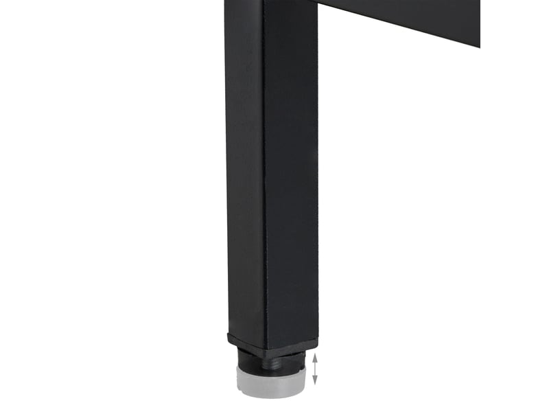  Meuble à linge pratique avec sacs amovibles rangement 120 x 60 x 30 cm en bois noir 13_0014703  - Conforama E
