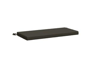 Coussin de banc, coussin d'assise, coussin de canapé soest 100 % polyester anthracite 80 x 40 x 5 cm cf52989
