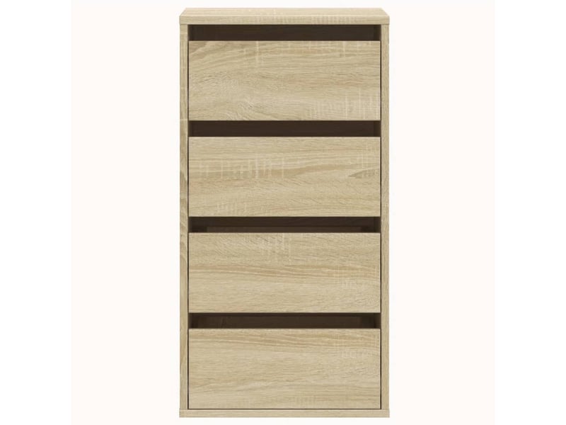  Commode chambre adulte, commode d'angle chêne sonoma 40x41x76 cm bois d'ingénierie  - Conforama D