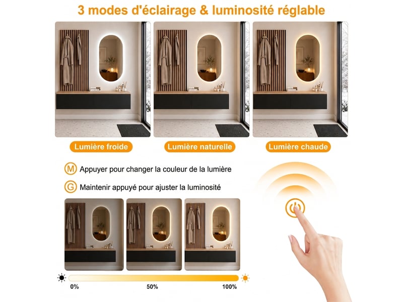 Armoire en rotin 135x47x200 cm avec 2 penderies et 6 tiroirs couleur chêne  - Conforama E