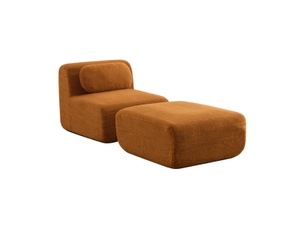 Fauteuil fixe URBAN MEUBLE  Tissu orange