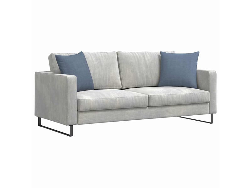 Lot de 2 coussins de canapé, coussins décoratifs bleu 45 x 45 cm cf59000  - Conforama C