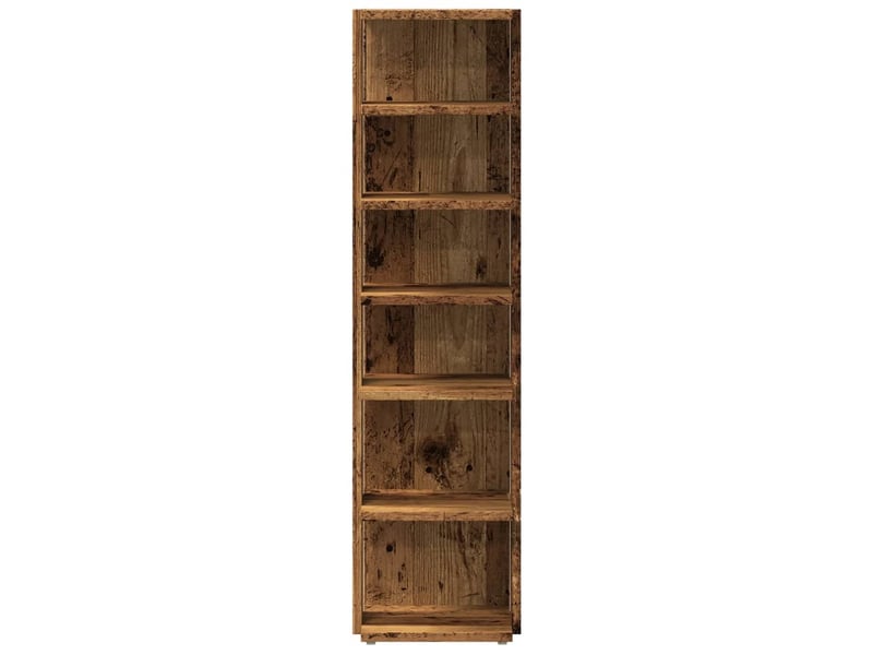  Meuble à chaussure, armoire à chaussures vieux bois 28x27x102 cm bois d'ingénierie  - Conforama D