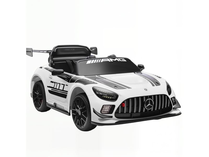  Voiture électrique enfant 115x66x44 cm sous licence mercedes-amg blanche  - Conforama A