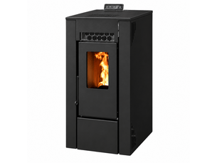 Poêle à granulés étanche gioia 9 kw - noir