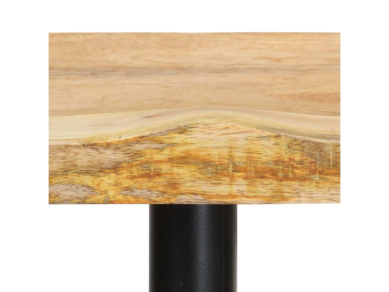  Lot de 2 tabouret de bar, chaise de bar 52 cm bois de manguier massif shl25347  - Conforama E