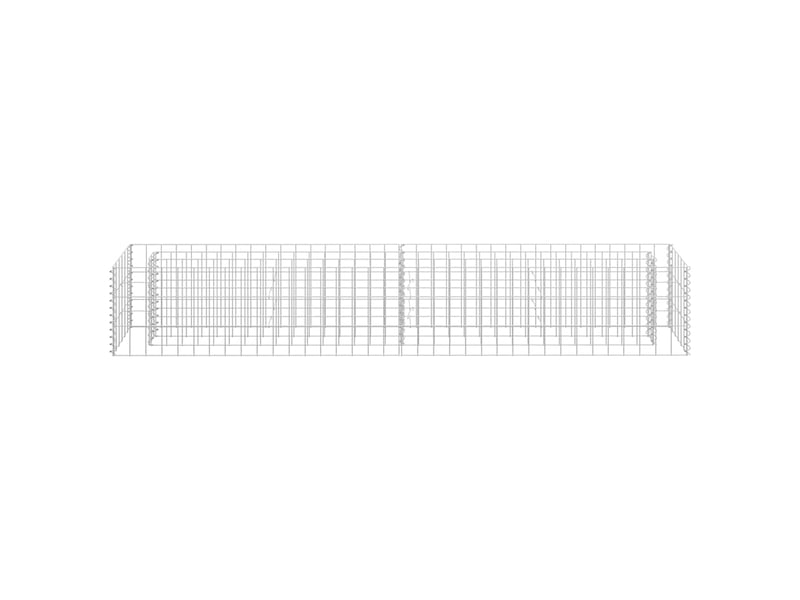  Jardinière - lit surélevé à gabion acier galvanisé 180x30x30 cm  - Conforama D