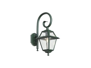 Applique d'extérieur classique vert foncé ip44 - berta