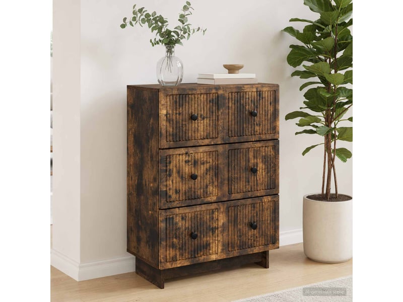  Armoire de rangement bureau, armoire à tiroirs 66 x 34,5 x 90 cm bois d'ingénierie shl969  - Conforama B