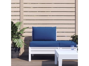 Lot de 2 coussins de palette, coussins de canapé bleu tissu oxford cf59518