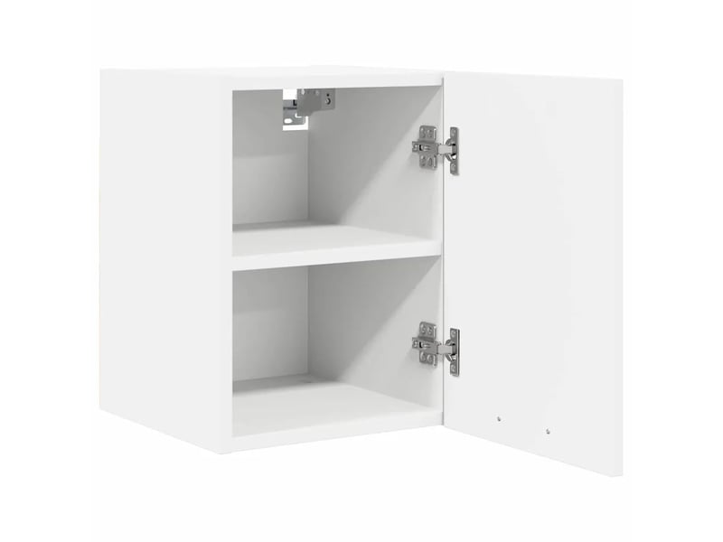  Lot de 2 armoires suspendues modernes blanc 30 x 31 x 40 cm grand espace de stockage durable en bois d'ingénierie 02_0053162  - Conforama B